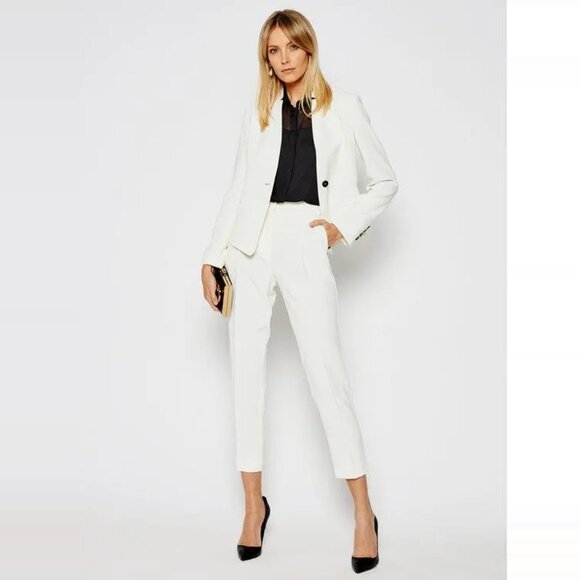 MARELLA Art. 365 Women's Black Blouse Straight Fit - Picture 5 of 12